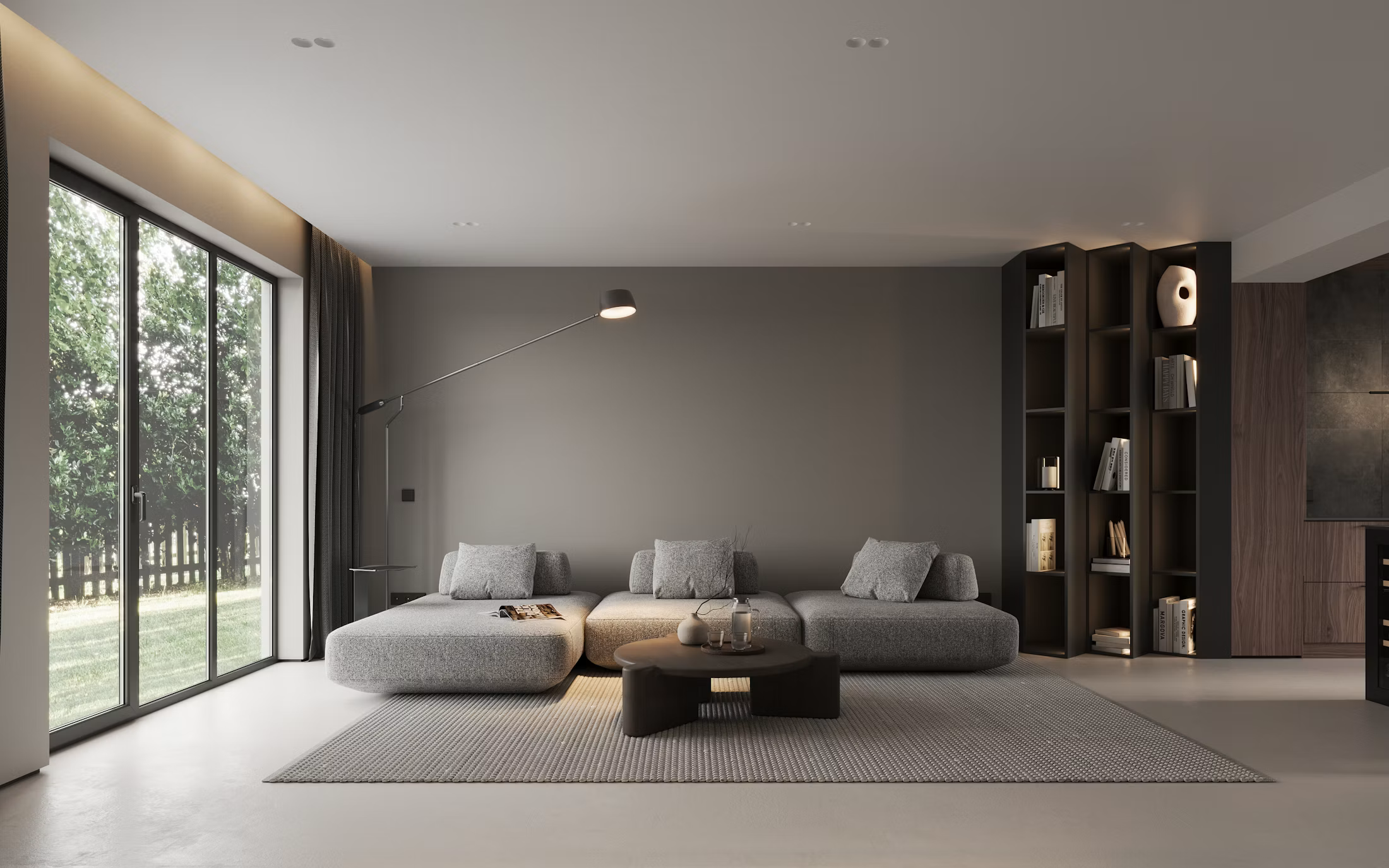Clean Living Room
